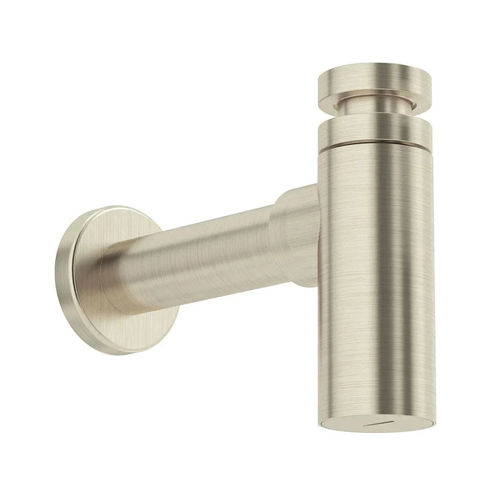 Sonas Sync Brass Minimalist Bottle Trap - Brushed Nickel