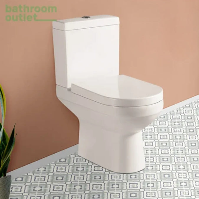Sonas Chloe Fully Shrouded Close Coupled Toilet With Cistern And Soft Close Seat