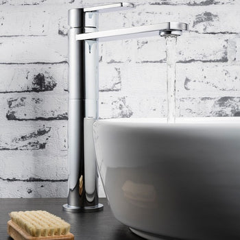 Crosswater Wisp Tall Mono Basin Mixer Tap - Chrome