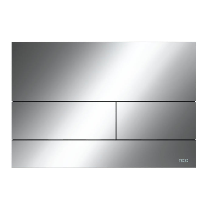 Tece Square II Metal Dual Flush Plate for Concealed Uni