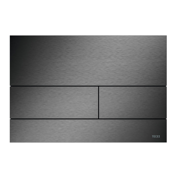 Tece Square II Metal Dual Flush Plate for Concealed Uni