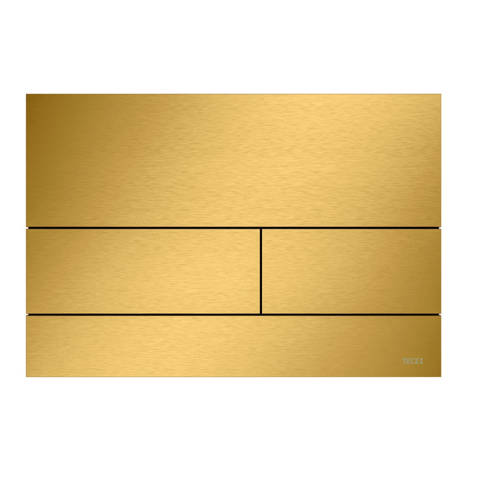 Tece Square II Metal Dual Flush Plate for Concealed Uni