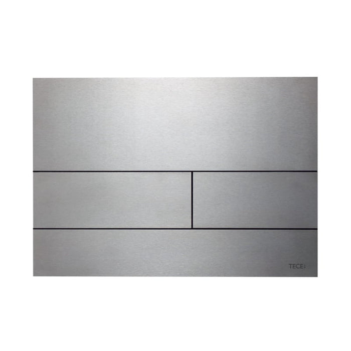 Tece Square II Metal Dual Flush Plate for Concealed Uni