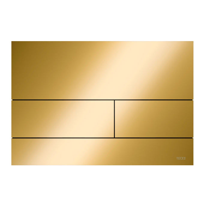 Tece Square II Metal Dual Flush Plate for Concealed Uni