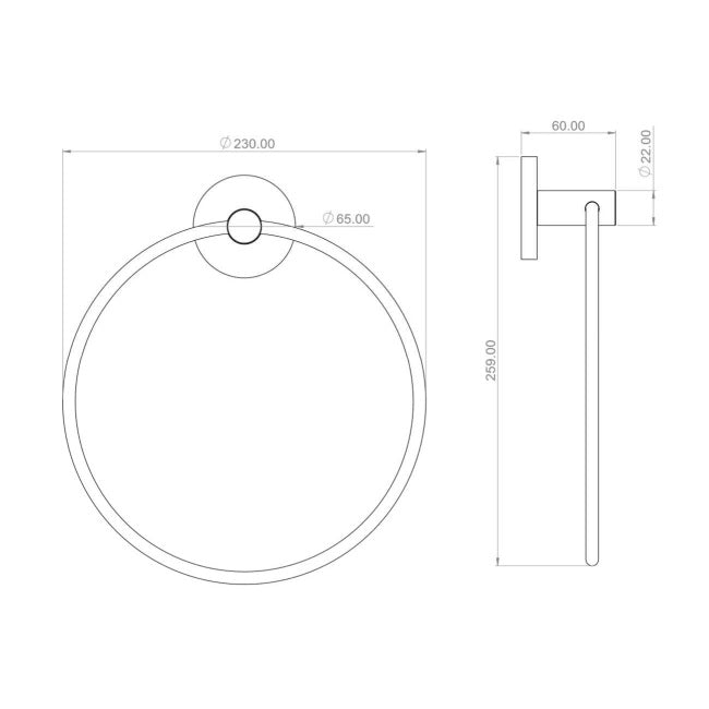 Sonas Hakk Towel Ring