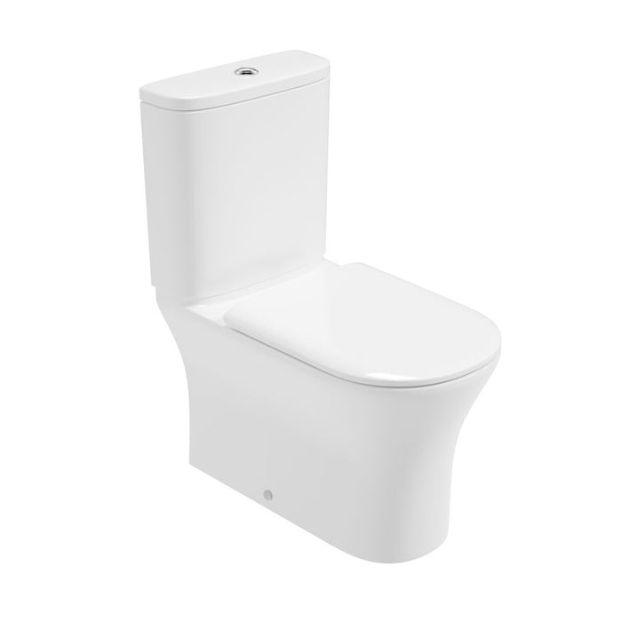 Sonas Pena Rimless Fully Shrouded Comfort Height Toilet With Cistern And Seat