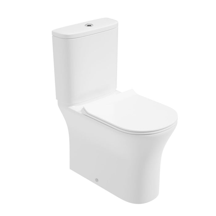 Sonas Pena Rimless Fully Shrouded Comfort Height Toilet With Cistern And Seat