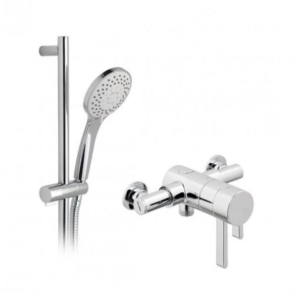 Vado Atmosphere Exposed Thermostatic Shower set - Polished