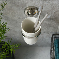 Vado Axbridge Ceramic Tumbler And Holder - Toothbrush