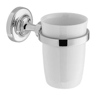 Vado Axbridge Ceramic Tumbler And Holder - Chrome