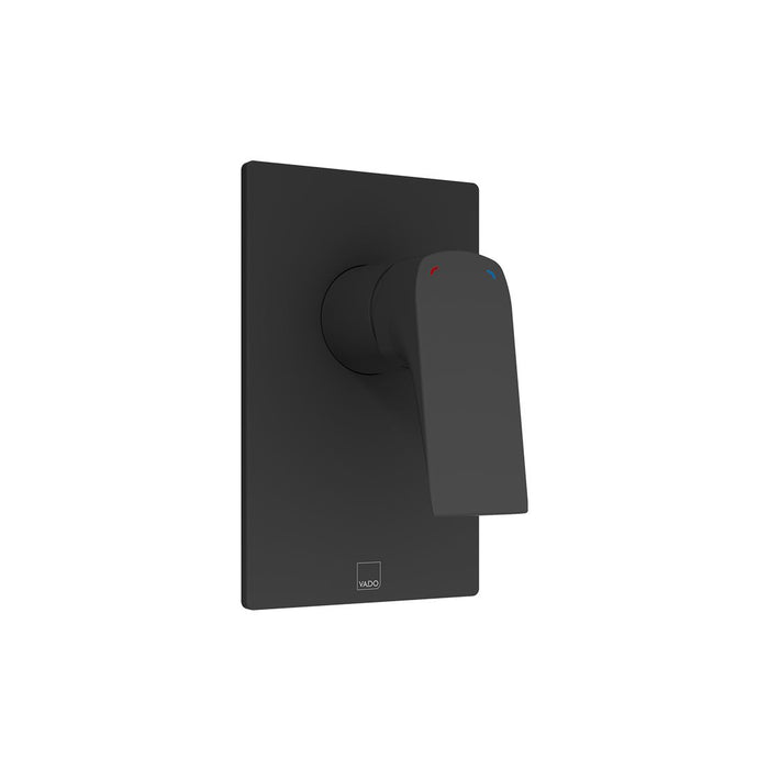 Vado Cameo 1 Outlet Concealed Manual Valve - Matt Black