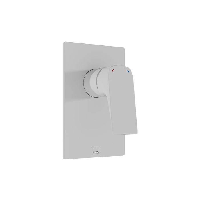 Vado Cameo 1 Outlet Concealed Manual Valve - Matt White