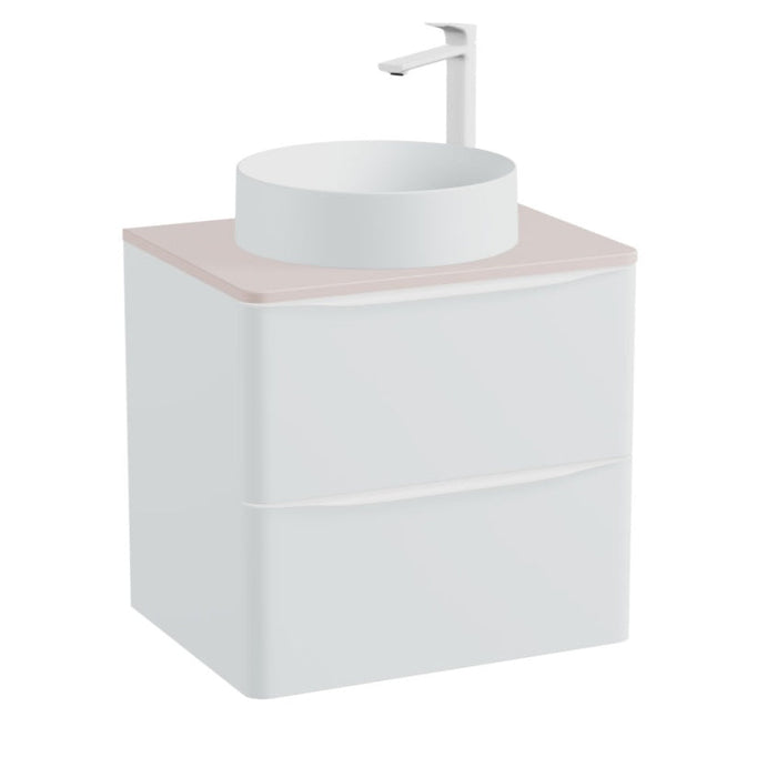 Vado Cameo 2 Drawer Wall Hung Vanity Unit With Worktop