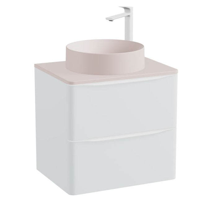 Vado Cameo 2 Drawer Wall Hung Vanity Unit With Worktop