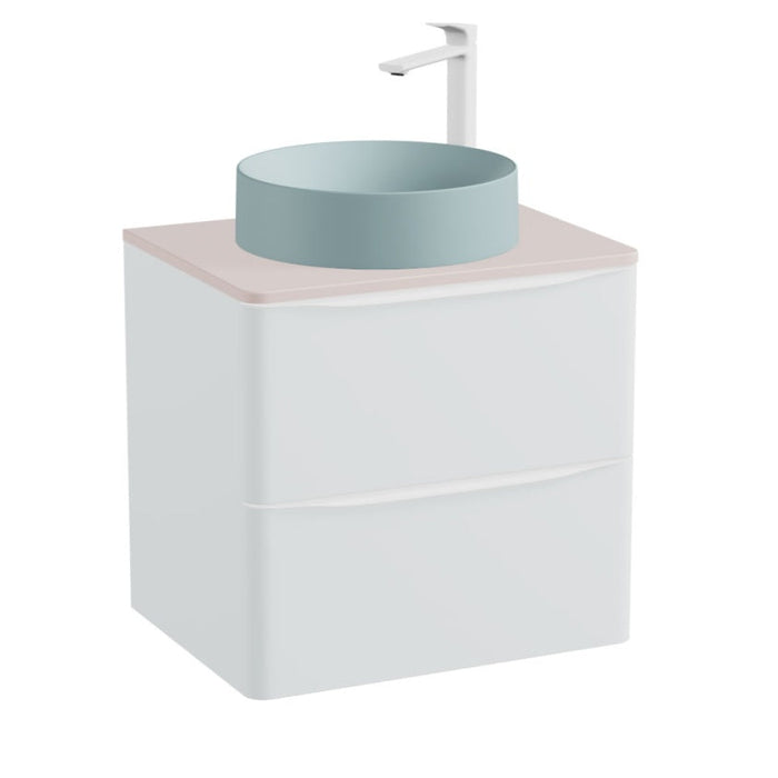 Vado Cameo 2 Drawer Wall Hung Vanity Unit With Worktop
