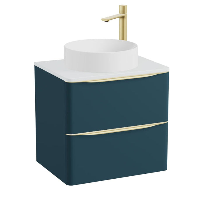 Vado Cameo 2 Drawer Wall Hung Vanity Unit With Worktop