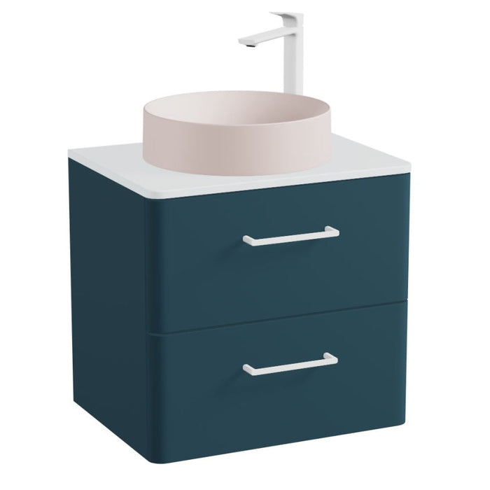 Vado Cameo 2 Drawer Wall Hung Vanity Unit With Worktop