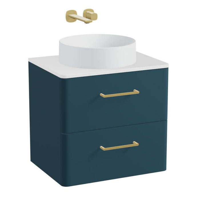 Vado Cameo 2 Drawer Wall Hung Vanity Unit With Worktop