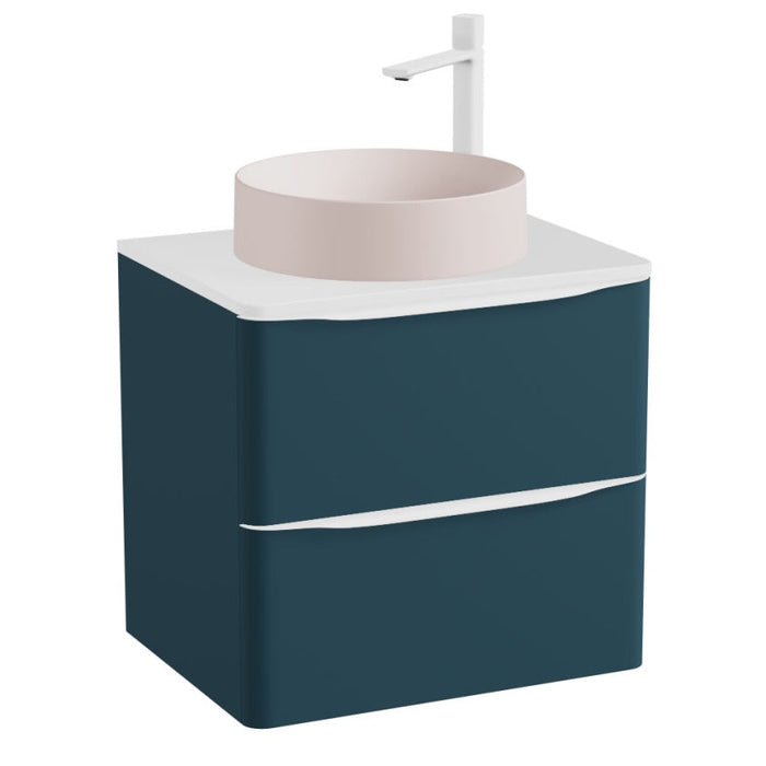 Vado Cameo 2 Drawer Wall Hung Vanity Unit With Worktop