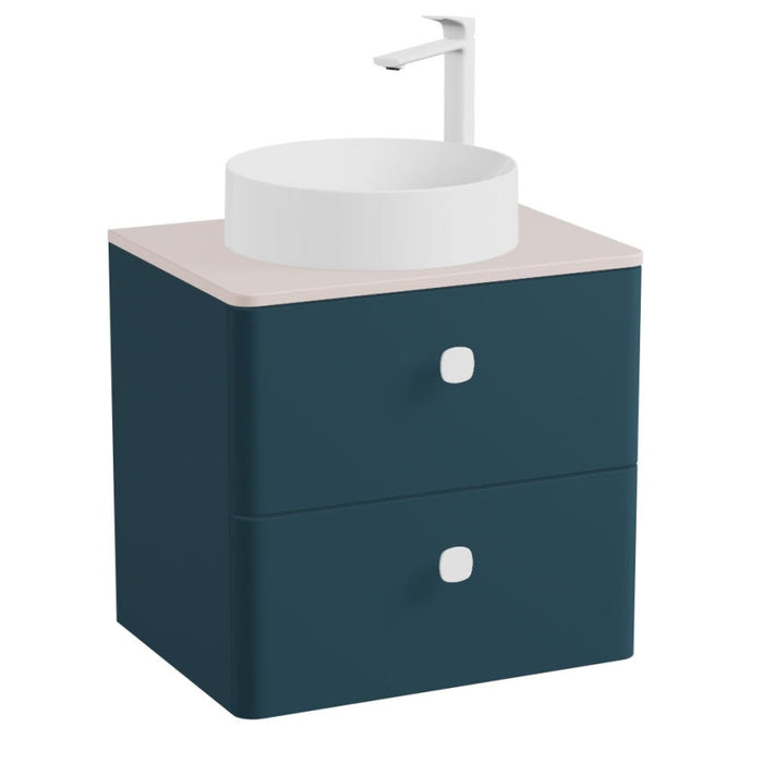 Vado Cameo 2 Drawer Wall Hung Vanity Unit With Worktop