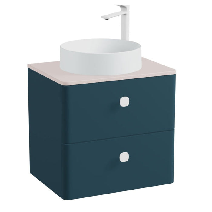 Vado Cameo 2 Drawer Wall Hung Vanity Unit With Worktop