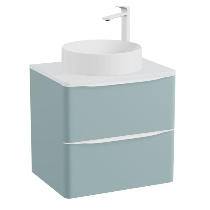 Vado Cameo 2 Drawer Wall Hung Vanity Unit With Worktop