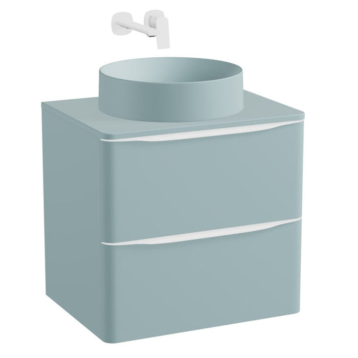 Vado Cameo 2 Drawer Wall Hung Vanity Unit With Worktop
