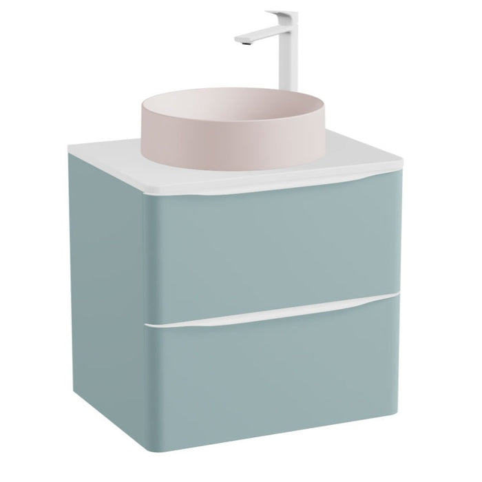 Vado Cameo 2 Drawer Wall Hung Vanity Unit With Worktop