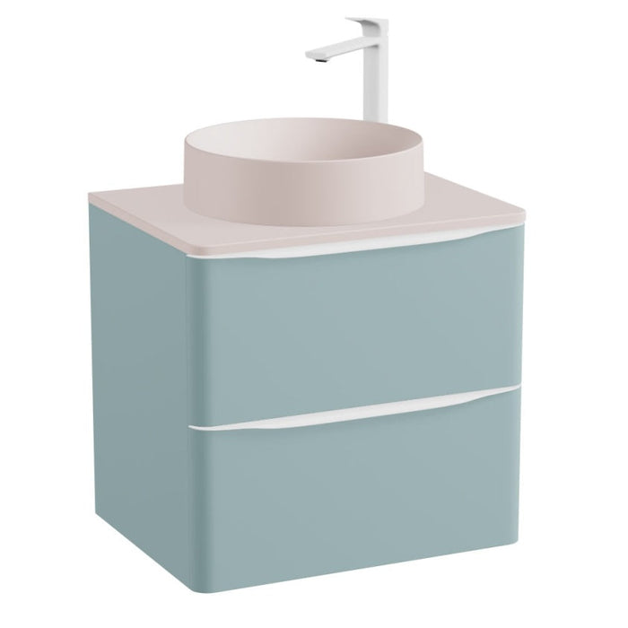 Vado Cameo 2 Drawer Wall Hung Vanity Unit With Worktop