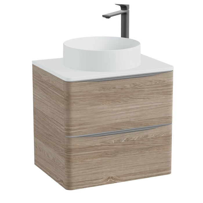 Vado Cameo 2 Drawer Wall Hung Vanity Unit With Worktop