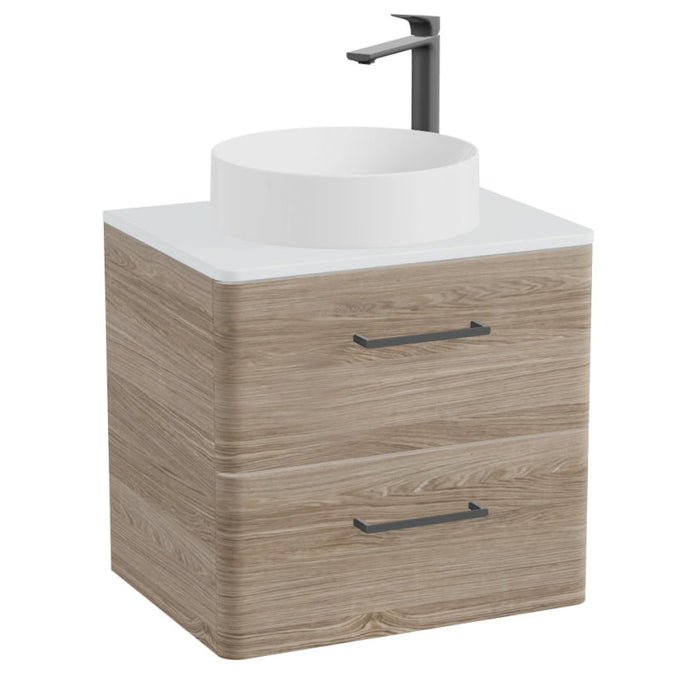 Vado Cameo 2 Drawer Wall Hung Vanity Unit With Worktop