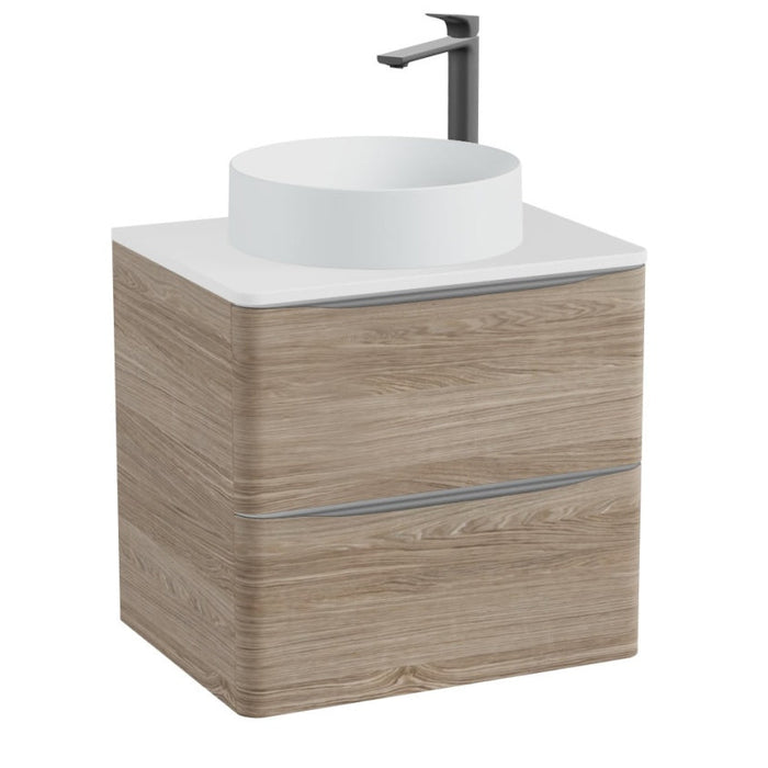 Vado Cameo 2 Drawer Wall Hung Vanity Unit With Worktop