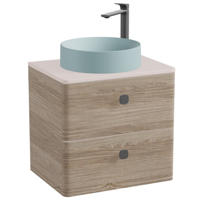 Vado Cameo 2 Drawer Wall Hung Vanity Unit With Worktop