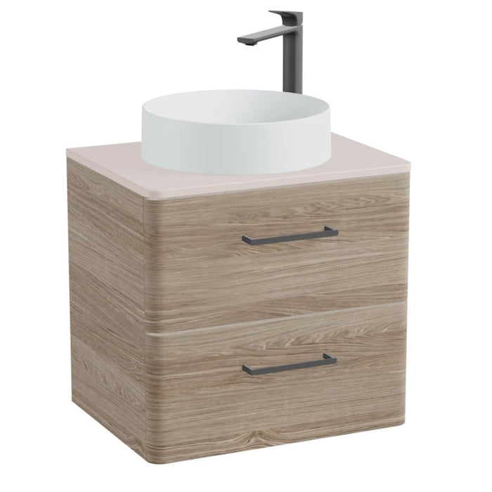 Vado Cameo 2 Drawer Wall Hung Vanity Unit With Worktop