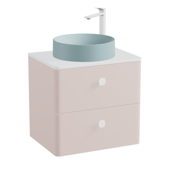 Vado Cameo 2 Drawer Wall Hung Vanity Unit With Worktop
