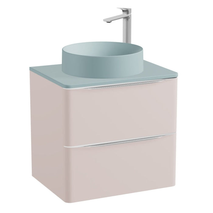 Vado Cameo 2 Drawer Wall Hung Vanity Unit With Worktop