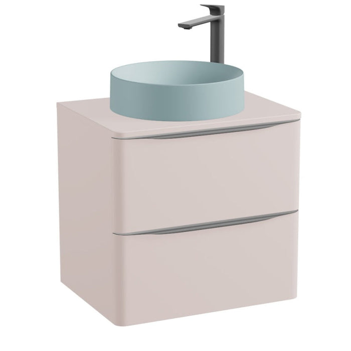 Vado Cameo 2 Drawer Wall Hung Vanity Unit With Worktop