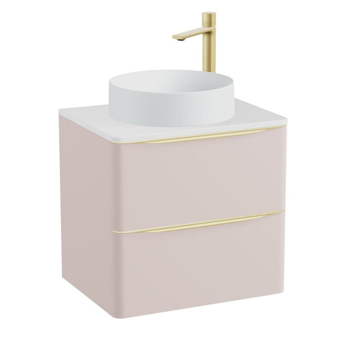 Vado Cameo 2 Drawer Wall Hung Vanity Unit With Worktop