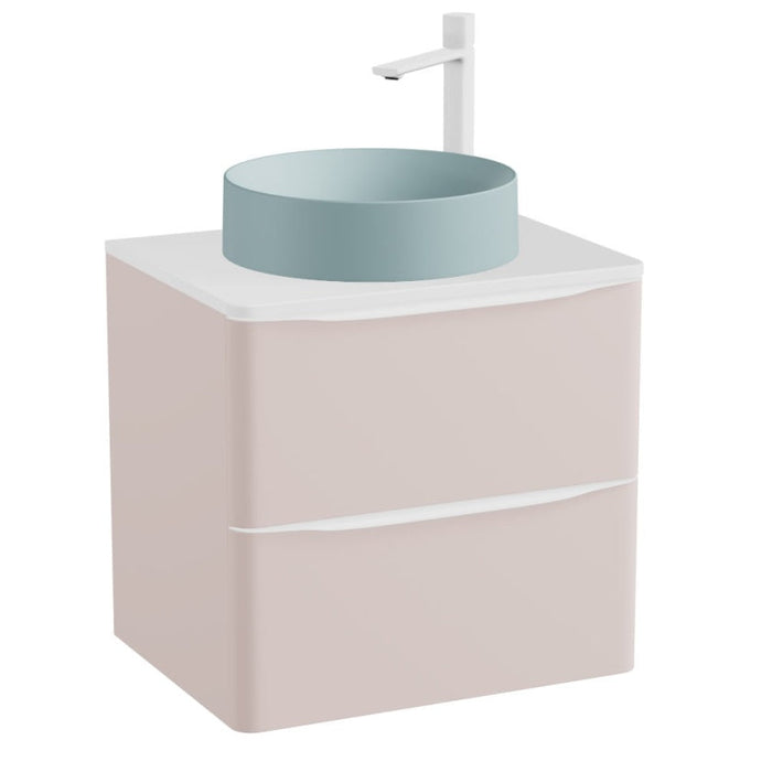 Vado Cameo 2 Drawer Wall Hung Vanity Unit With Worktop