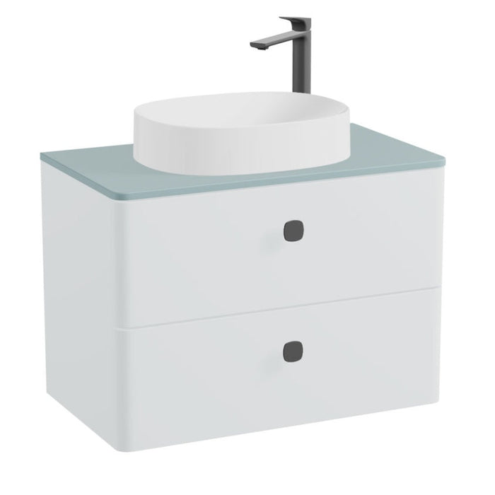 Vado Cameo 2 Drawer Wall Hung Vanity Unit With Worktop
