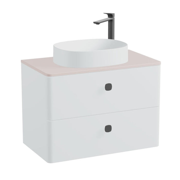 Vado Cameo 2 Drawer Wall Hung Vanity Unit With Worktop