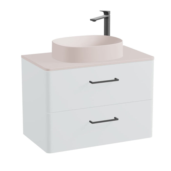 Vado Cameo 2 Drawer Wall Hung Vanity Unit With Worktop