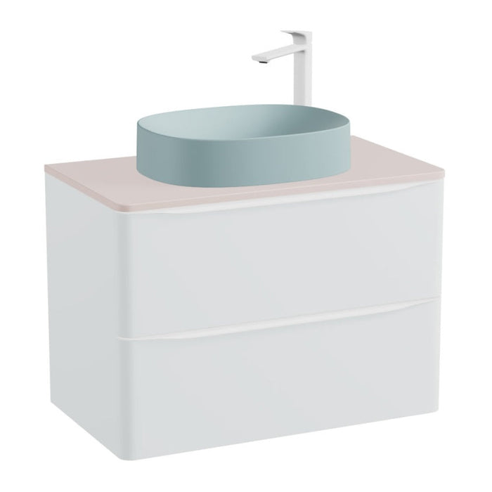 Vado Cameo 2 Drawer Wall Hung Vanity Unit With Worktop