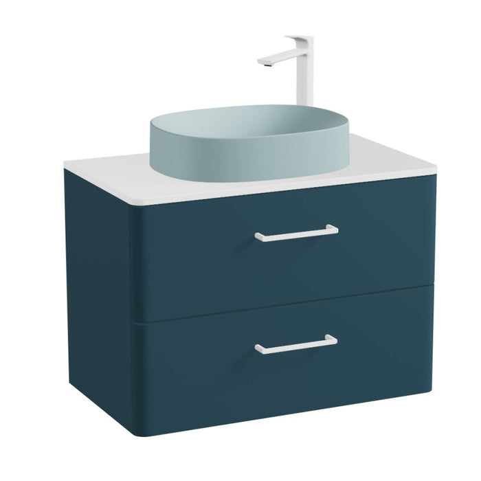 Vado Cameo 2 Drawer Wall Hung Vanity Unit With Worktop