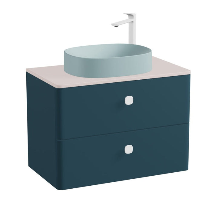 Vado Cameo 2 Drawer Wall Hung Vanity Unit With Worktop