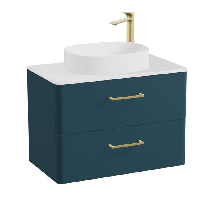Vado Cameo 2 Drawer Wall Hung Vanity Unit With Worktop
