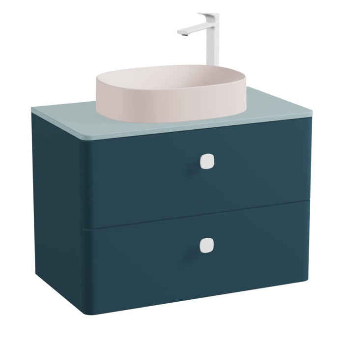 Vado Cameo 2 Drawer Wall Hung Vanity Unit With Worktop