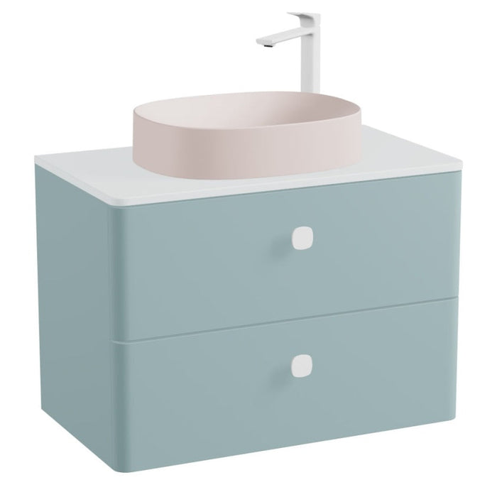 Vado Cameo 2 Drawer Wall Hung Vanity Unit With Worktop