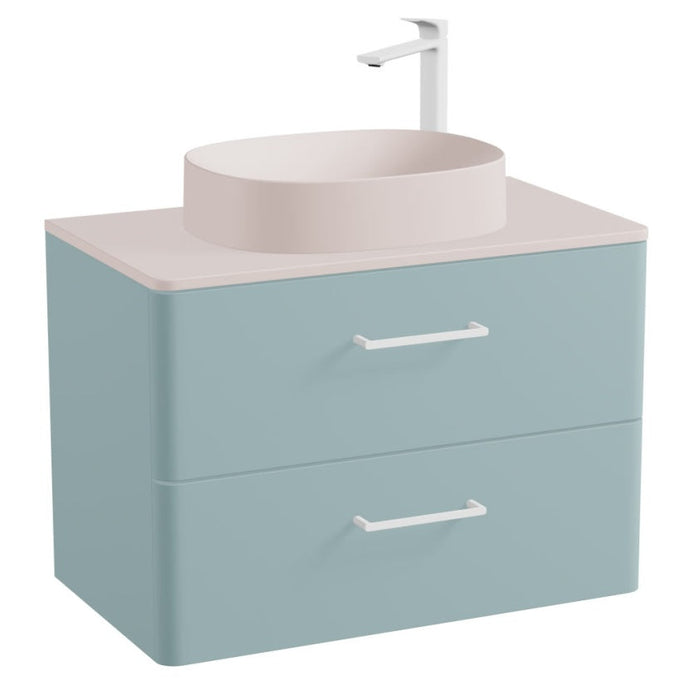 Vado Cameo 2 Drawer Wall Hung Vanity Unit With Worktop