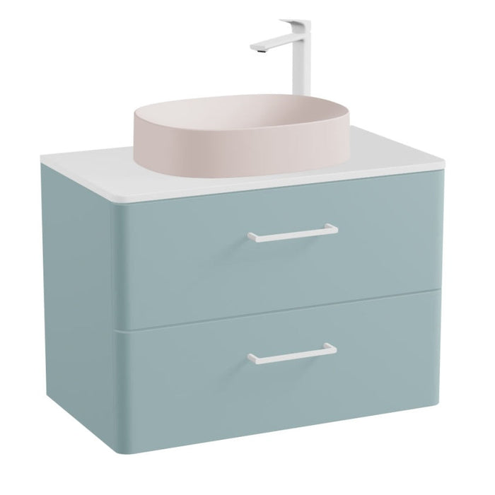Vado Cameo 2 Drawer Wall Hung Vanity Unit With Worktop